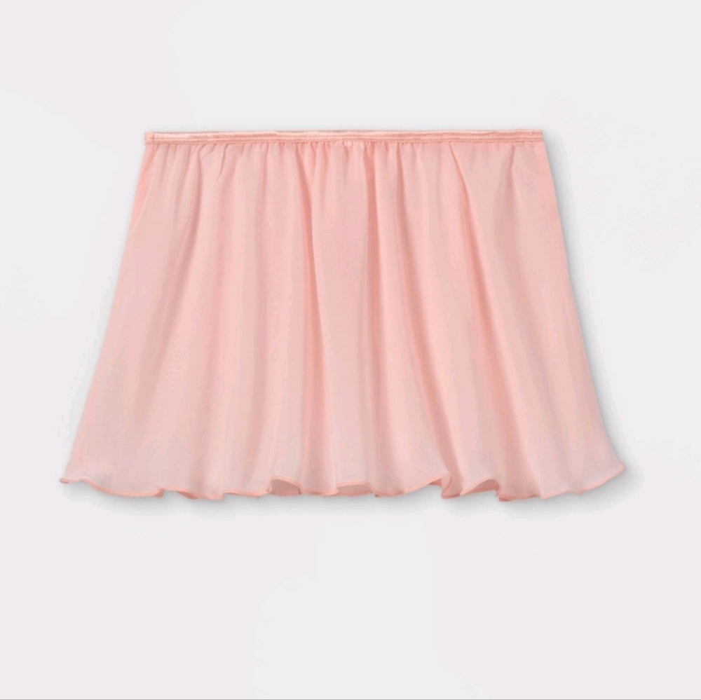 NWT Cat & Jack Girls' Dance Activewear Pink Skirt - Picture 2 of 3